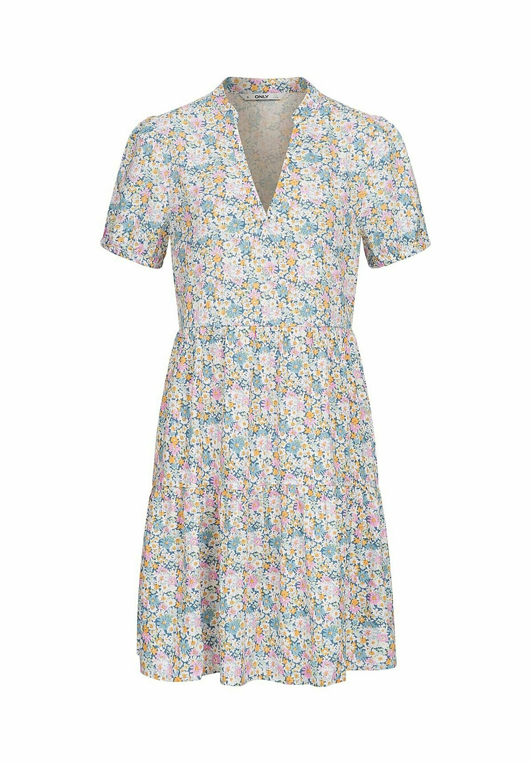 ONLY VOLANT - Freizeitkleid - multicolor/mehrfarbig