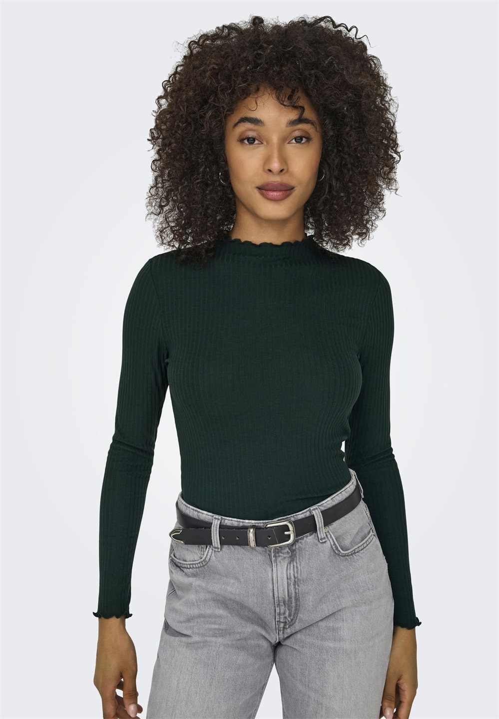 ONLY ONLEMMA - Strickpullover - scarab/dunkelgrün