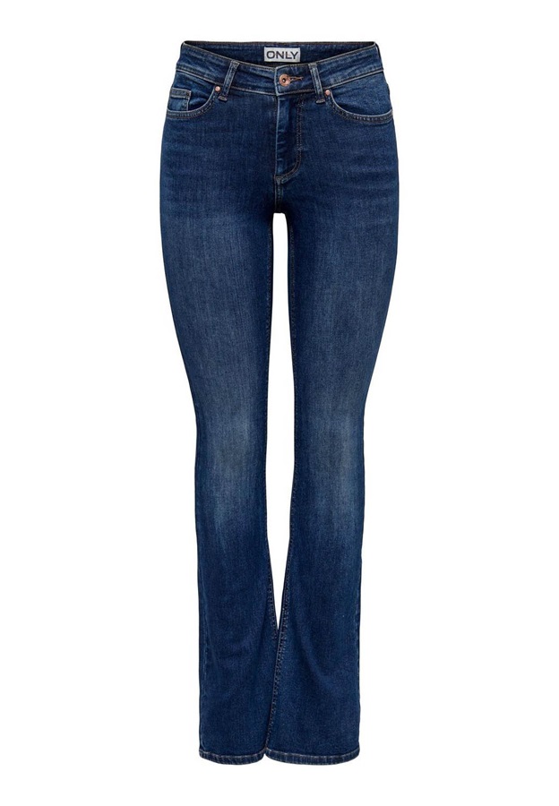 ONLY ONLBLUSH - Flared Jeans - dark blue denim/dark-blue denim