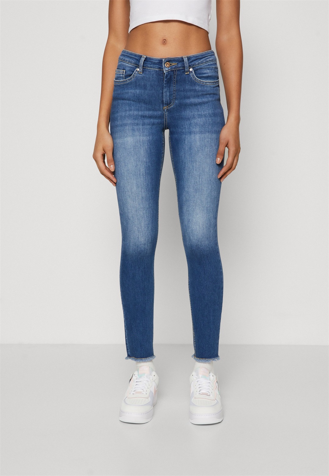 ONLY ONLBLUSH MID - Jeans Skinny Fit - medium blue denim/blue denim
