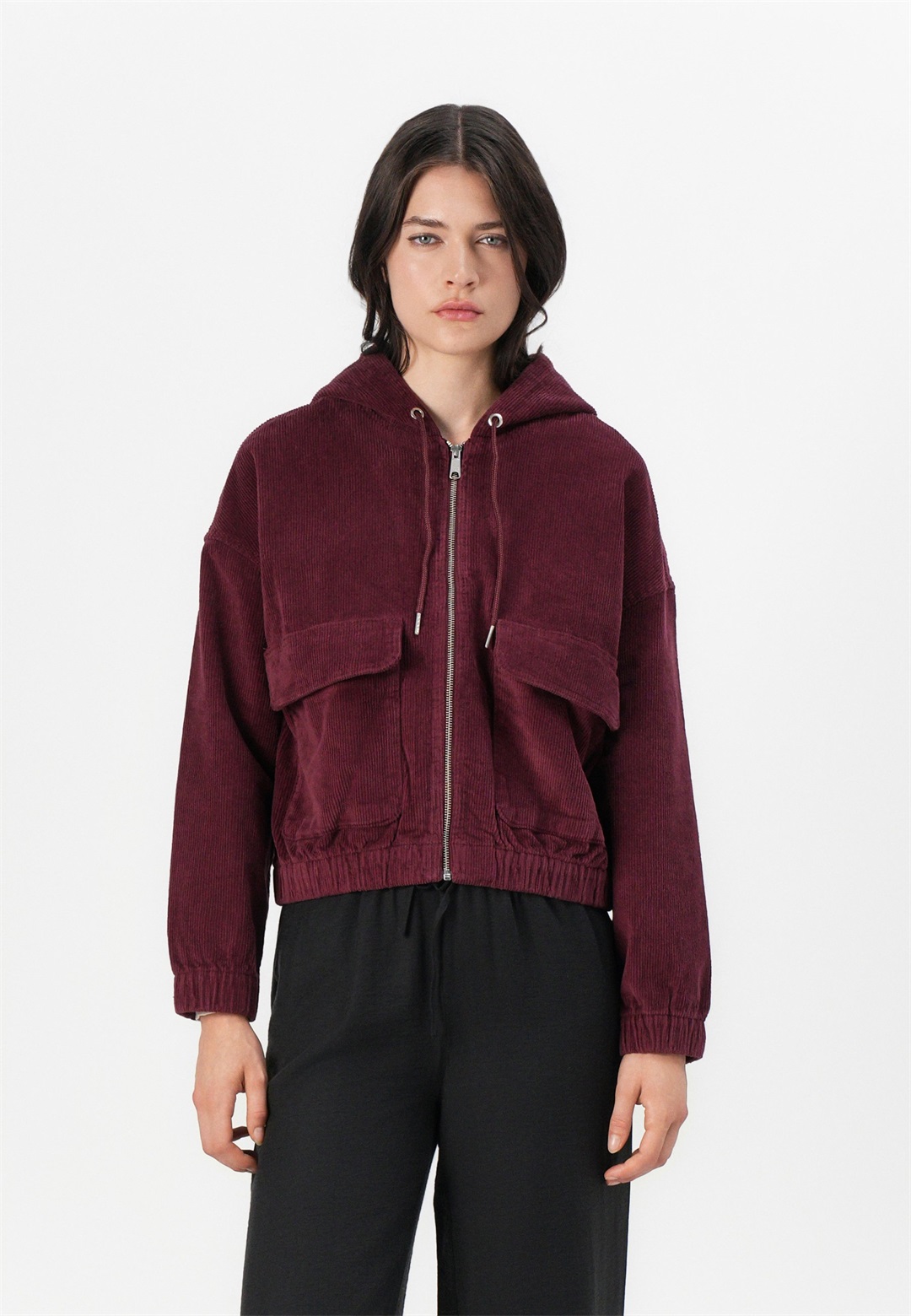 ONLY ONLKENZIE JACKET - Leichte Jacke - tawny port/bordeaux