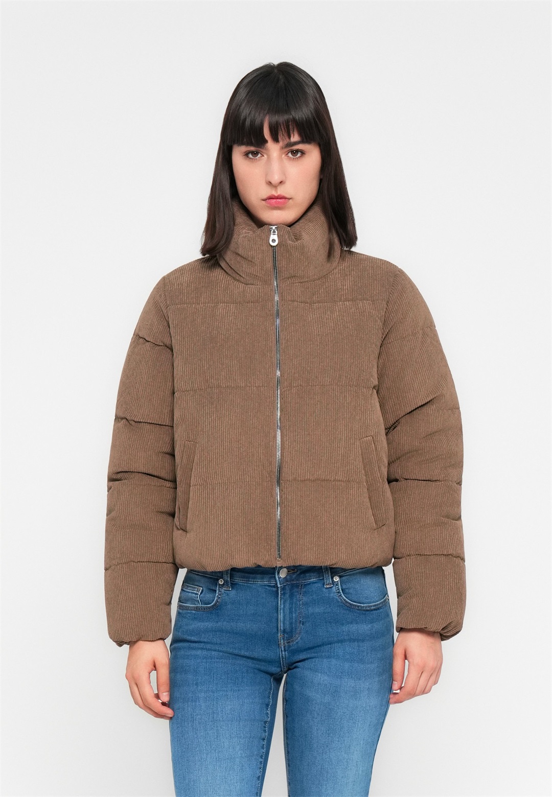 ONLY ONLNEWDOLLY PUFFER - Winterjacke - cub/beige