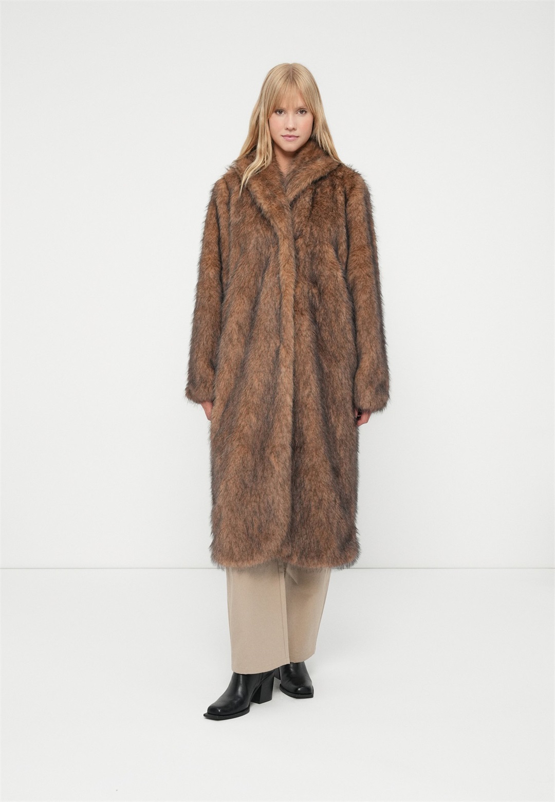 ONLY ONLDAWN LIFE LONG COAT - Wintermantel - tannin/beige