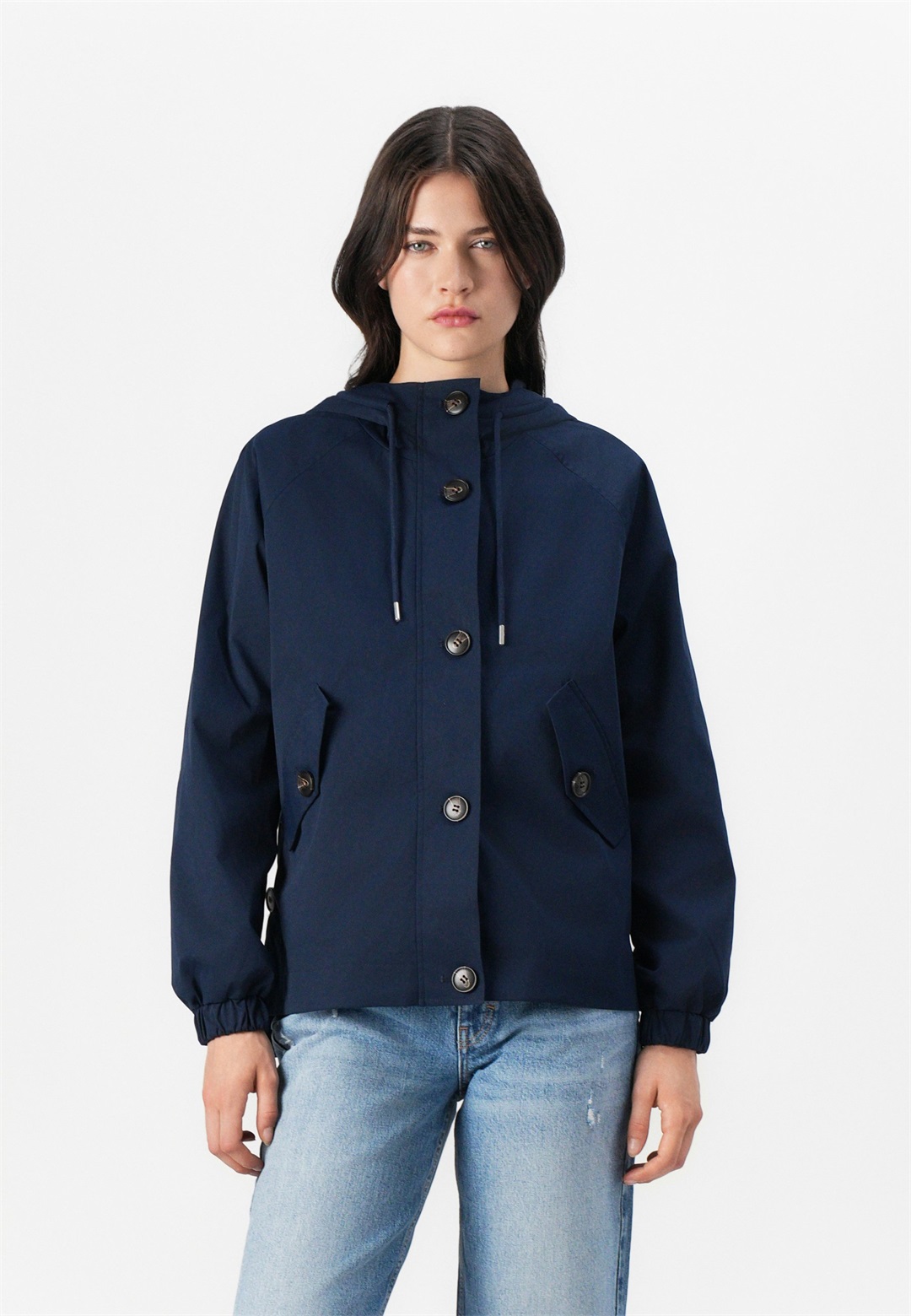 ONLY ONLNOA LIFE BUTTON JACKET - Übergangsjacke - navy/dunkelblau