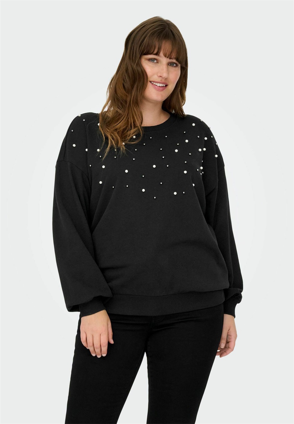 ONLY Carmakoma Sweatshirt - black/schwarz