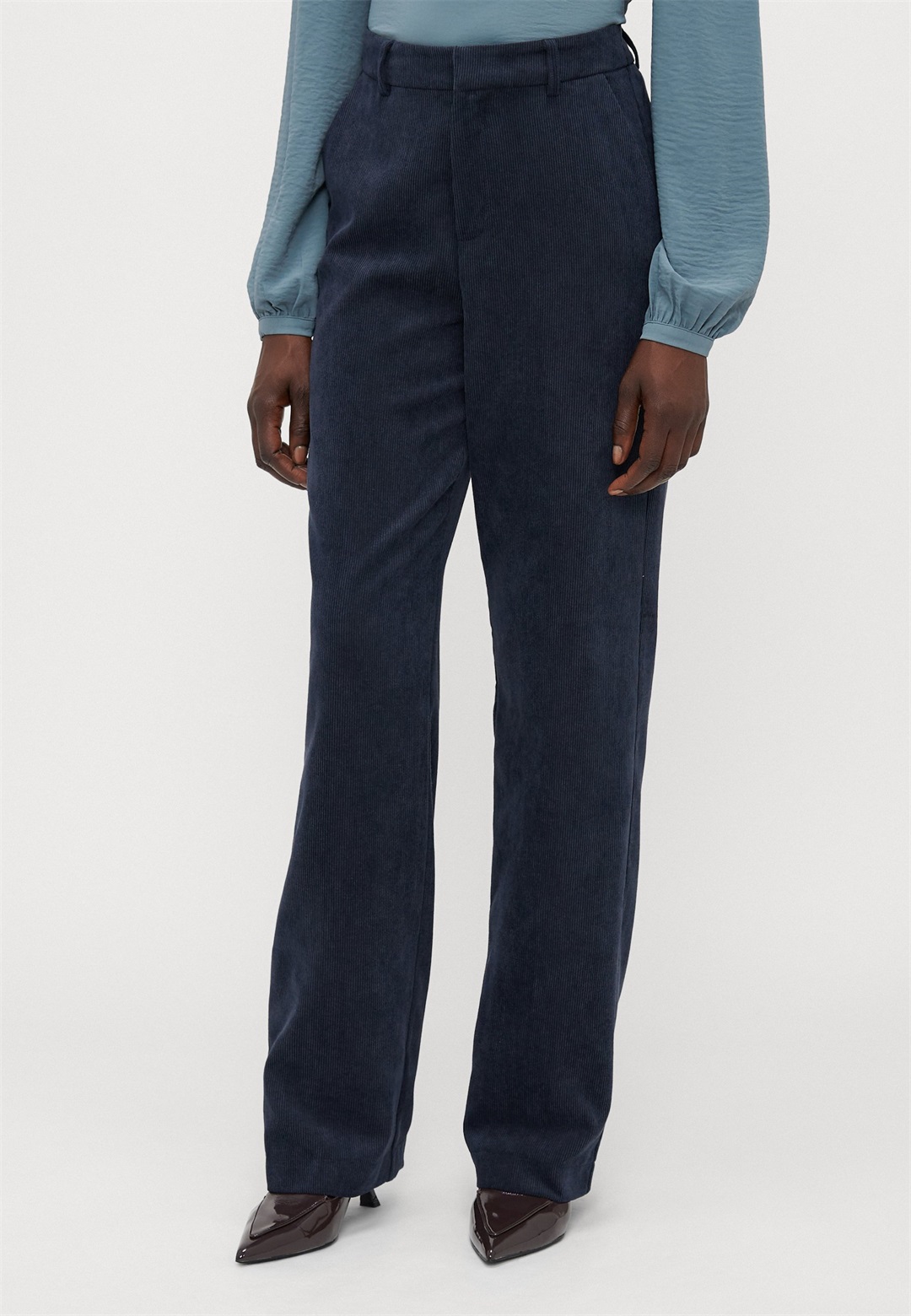 ONLY Tall ONLKATEY LIFE WIDE - Stoffhose - night sky/dunkelblau