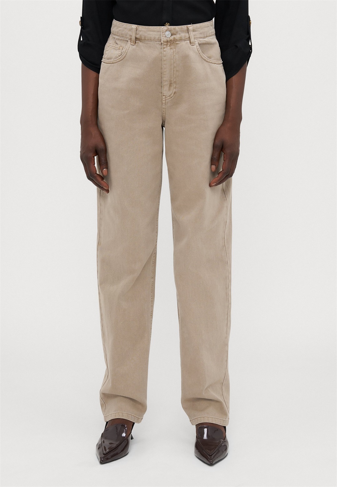ONLY Tall ONLNEXA - Jeans Relaxed Fit - fungi/beige