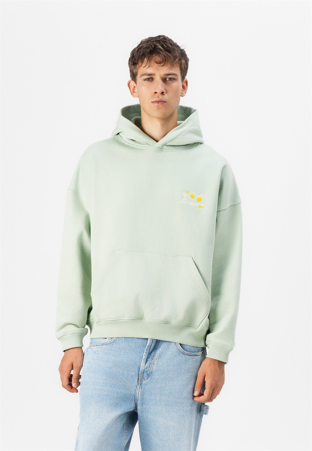 On Vacation TRIPLE FUN HOODIE UNISEX - Kapuzenpullover - mint