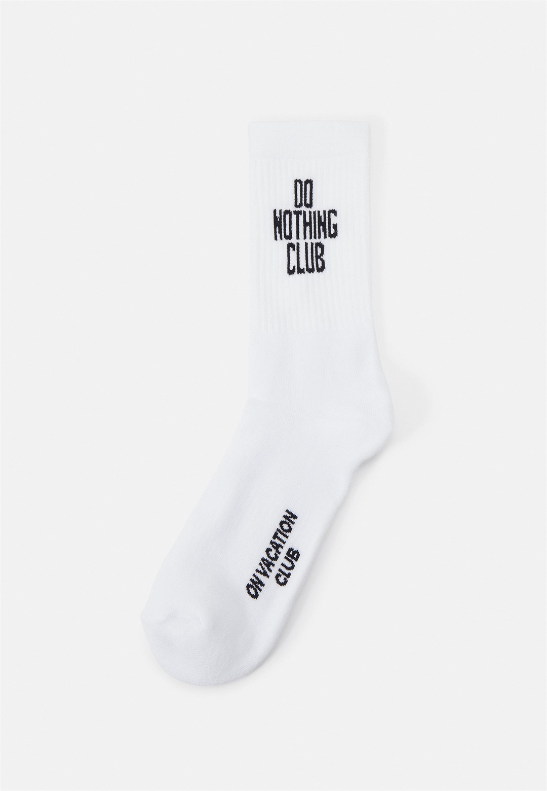 On Vacation DO NOTHING CLUB TENNIS SOCKS UNISEX - Socken - white/weiß