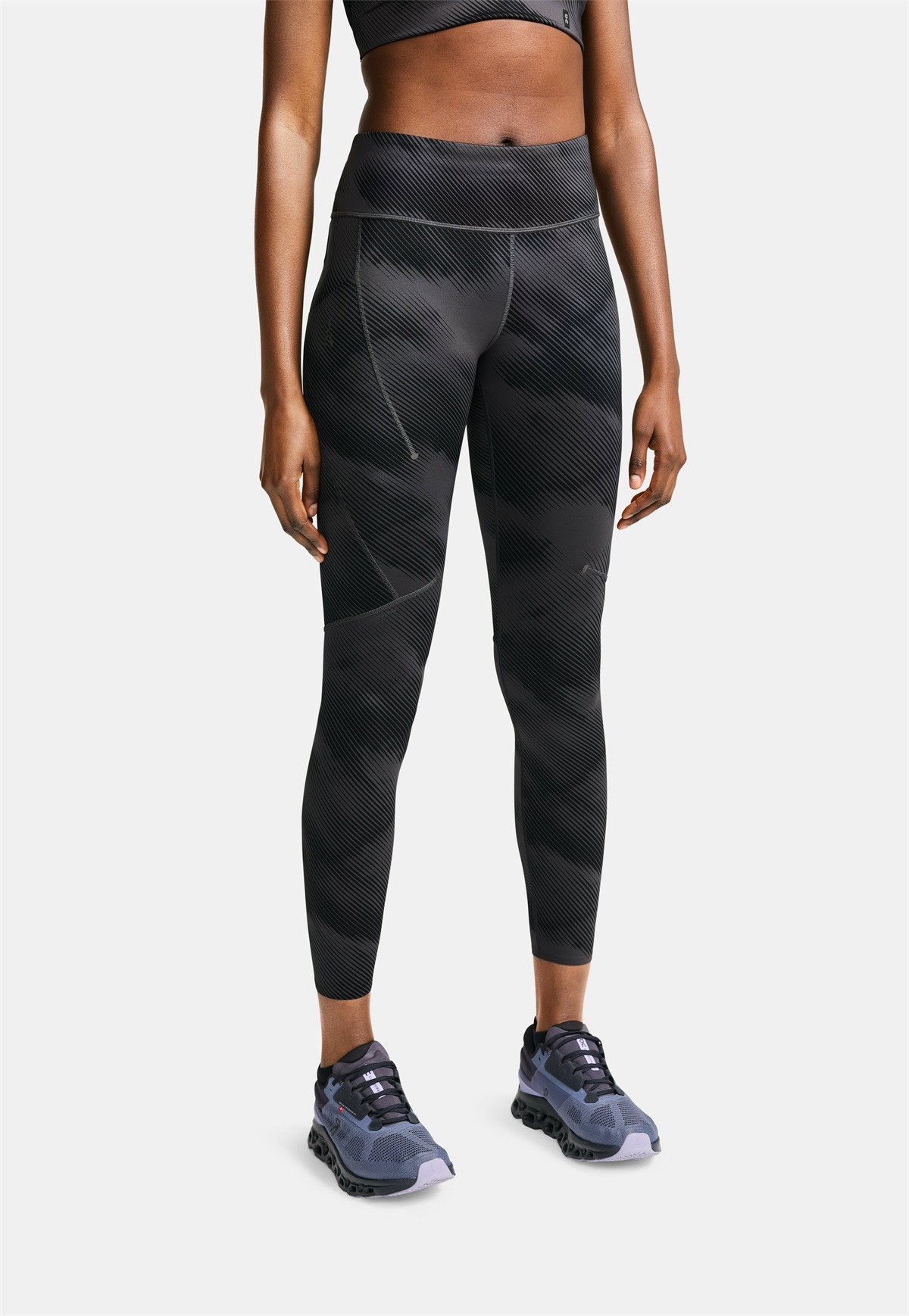 On PERFORMANCE GRAPHIC - Tights - shadow black/grau