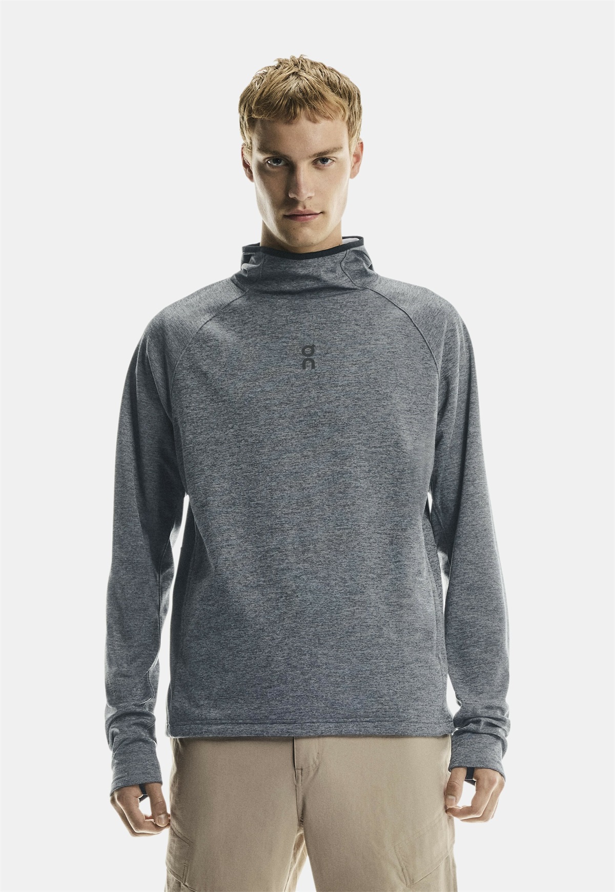 On TREK - Kapuzenpullover - basalt/grau
