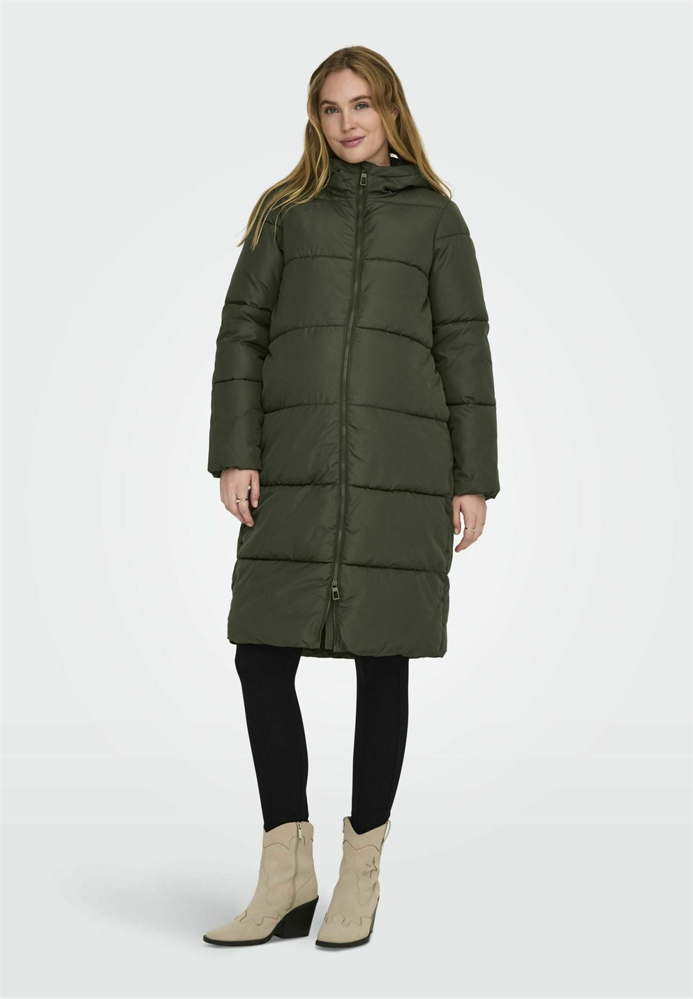 ONLY MATERNITY Wintermantel - forest night/dunkelgrün