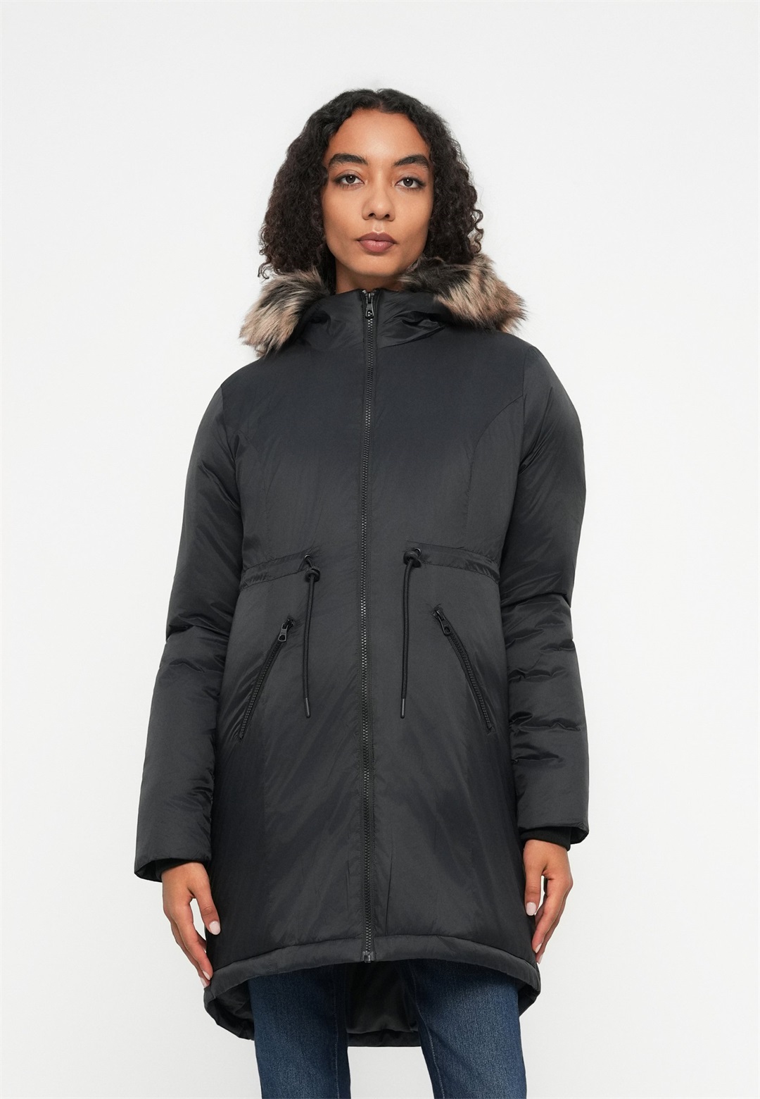 ONLY MATERNITY OLMMAMA IRISA JACKET LONG - Wintermantel - black/schwarz