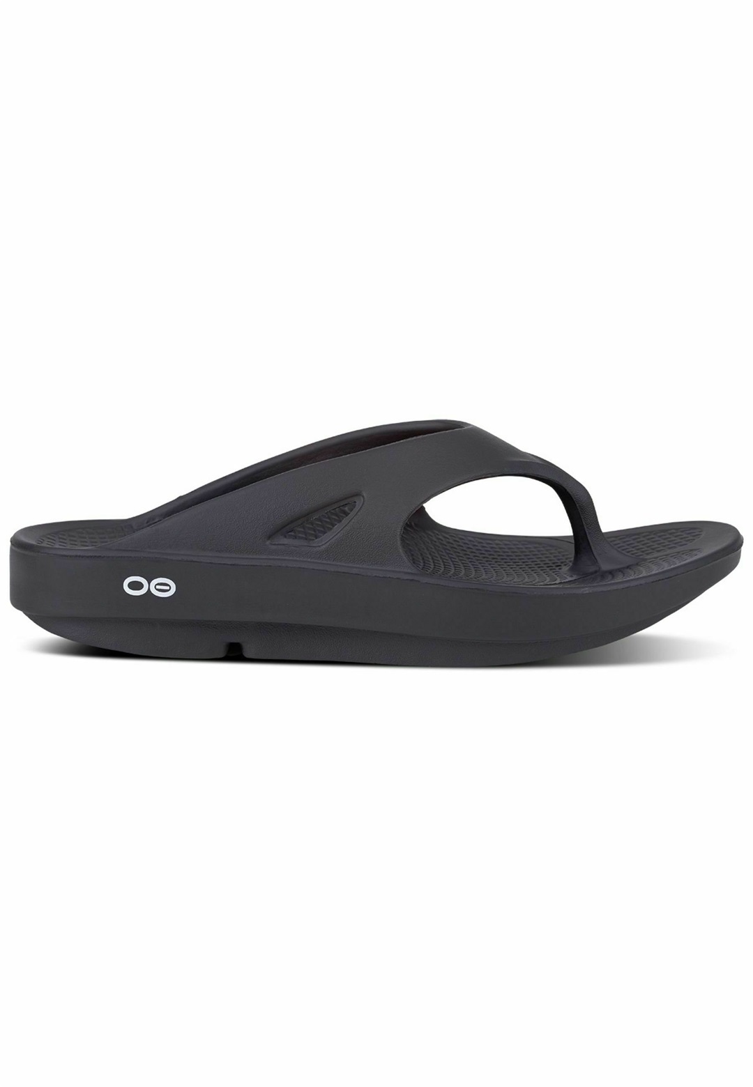 Oofos OORIGINAL RECOVERY - Bade-Zehentrenner - black/schwarz