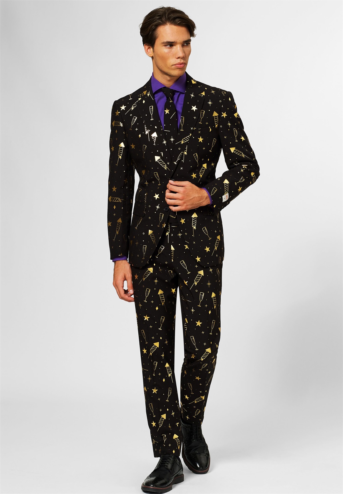 OppoSuits FANCY FIREWORKS - Anzug - black/mehrfarbig