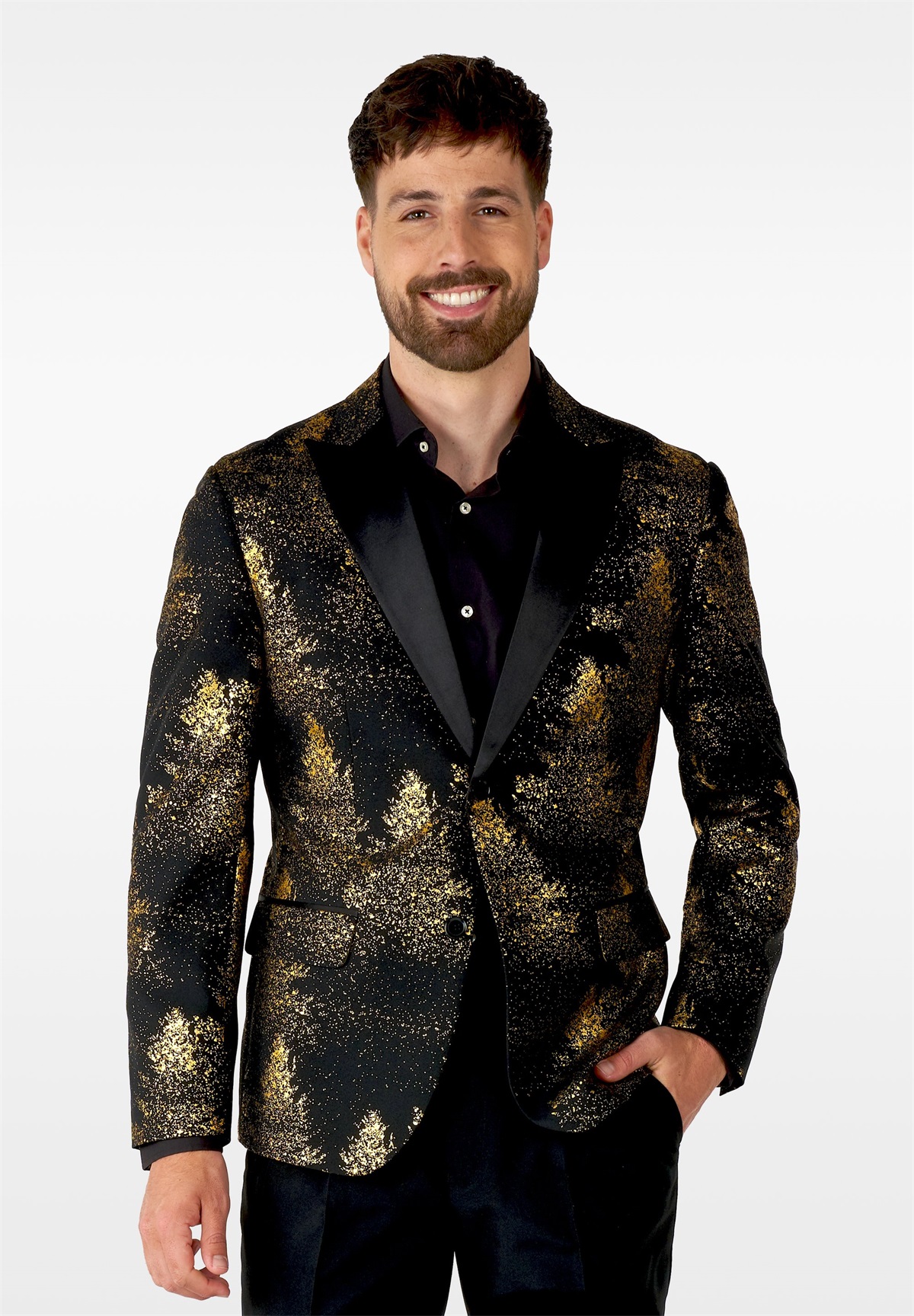 OppoSuits FESTIVE FOREST - Sakko - black/schwarz