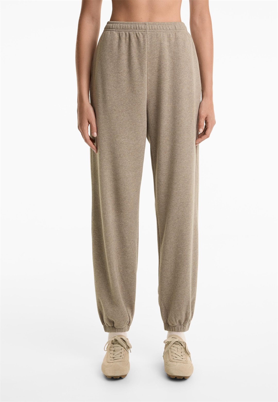 OYSHO RELAXED FIT COTTON JOGGER - Jogginghose - khaki