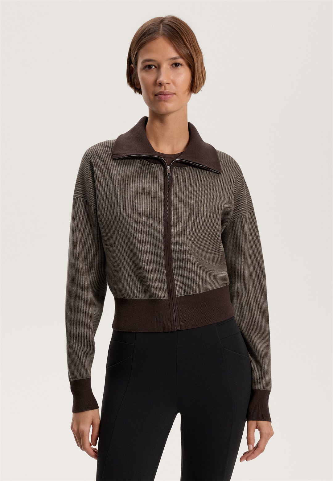 OYSHO Strickjacke - brown/braun