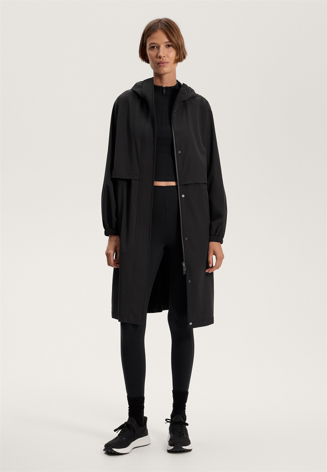 OYSHO 10K WATERPROOF EXTRA-LIGHTWEIGHT - Parka - black/schwarz