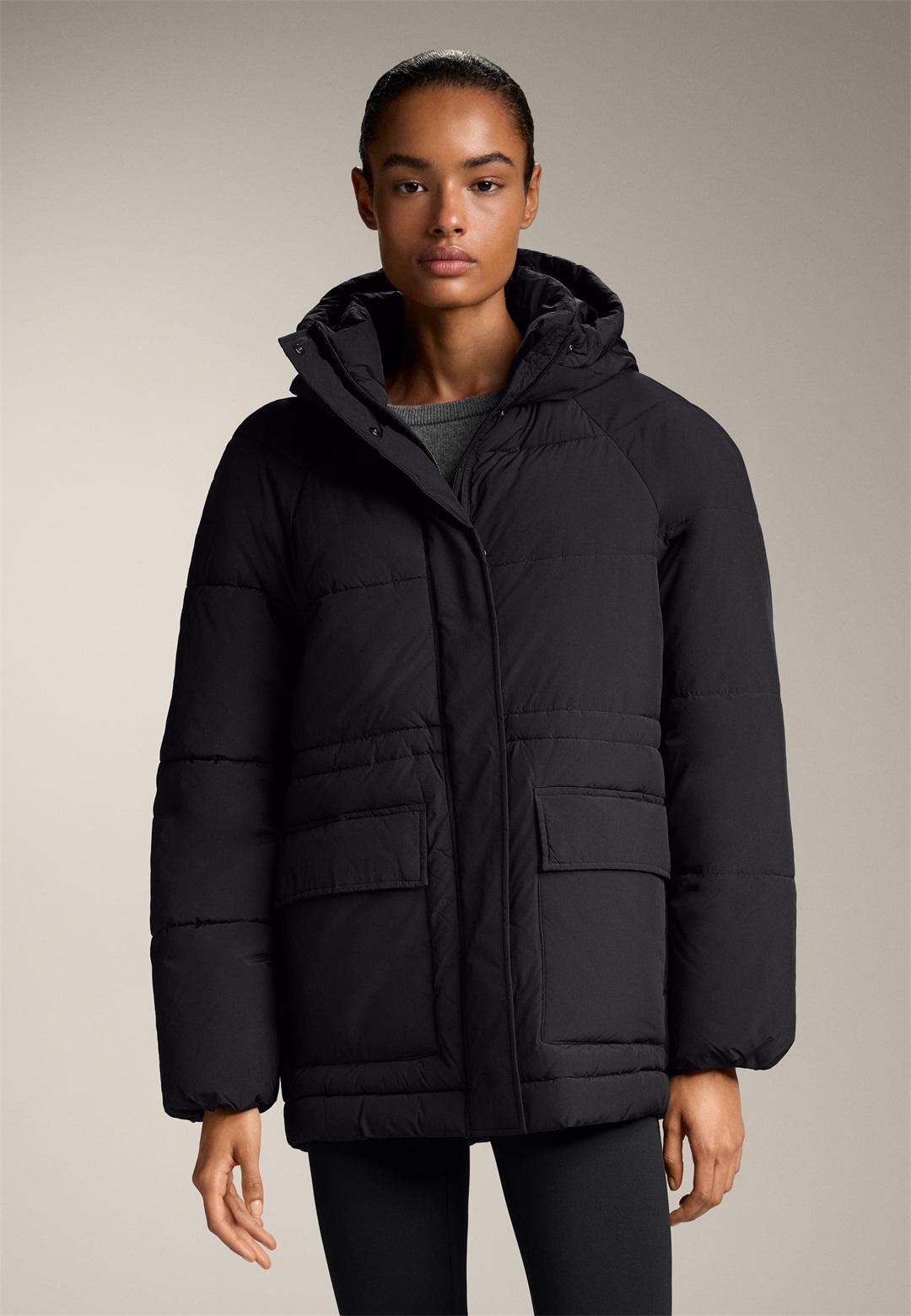 OYSHO PRIMALOFT® WATER-REPELLENT PADDED - Winterjacke - black/schwarz