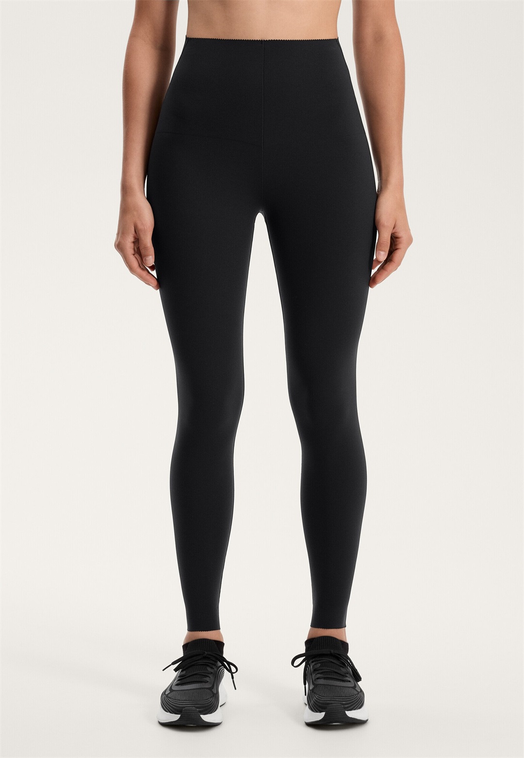 OYSHO COMPRESSIVE WAIST CONTROL - Leggings - Hosen - black/schwarz