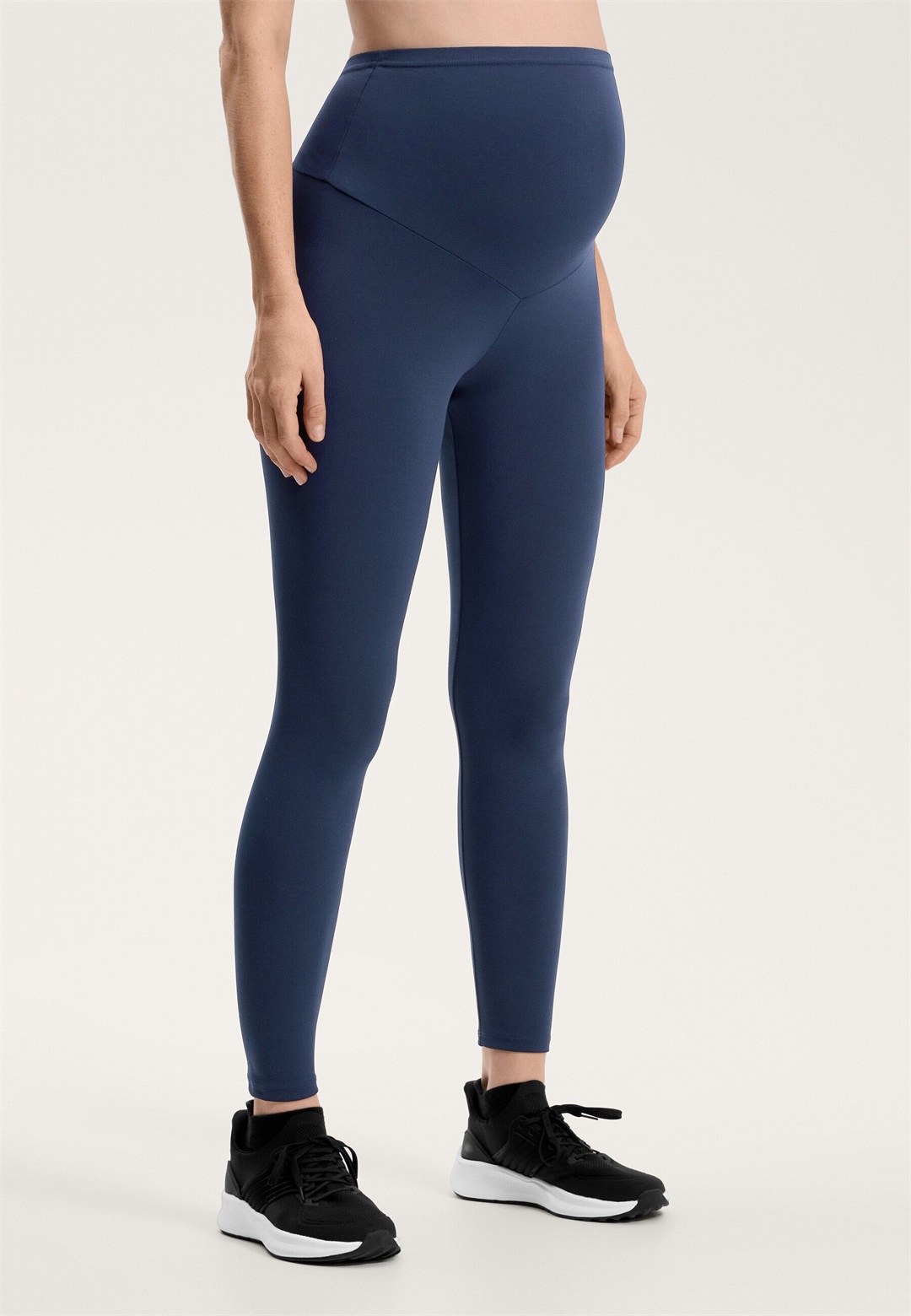 OYSHO COMFORTLUX 65cm MATERNITY - Tights - mottled dark blue/dunkelblau meliert