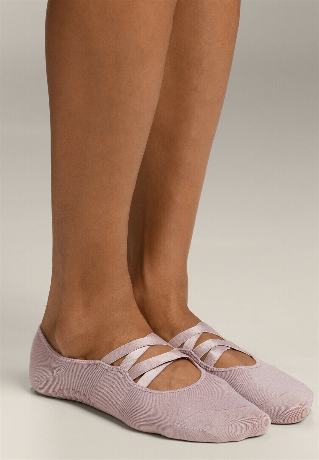 OYSHO 2 PAIRS OF DOUBLE STRAP - Füßlinge - mauve