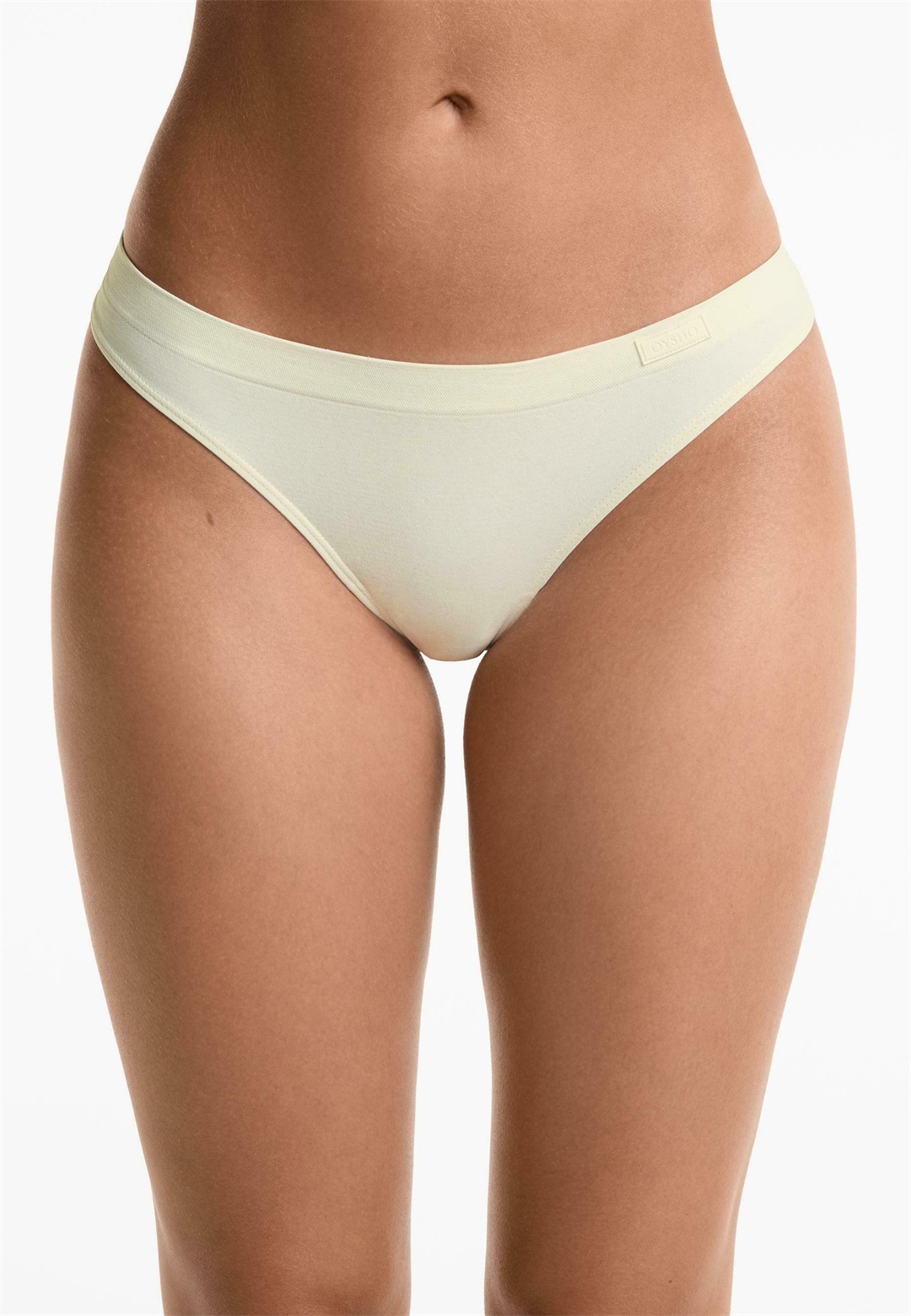 OYSHO 5 SEAMLESS SOFT TOUCH PACK - String - khaki