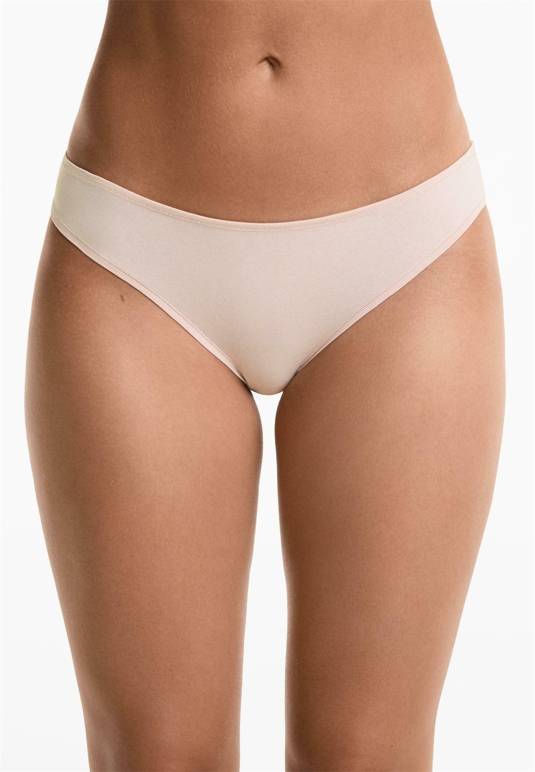 OYSHO 5 CLASSIC COTTON BLEND - Slip - beige