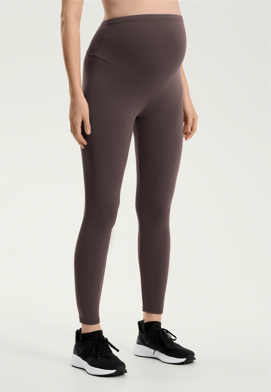 OYSHO COMFORTLUX 65cm MATERNITY - Leggings - Hosen - mottled light brown/hellbraun-meliert