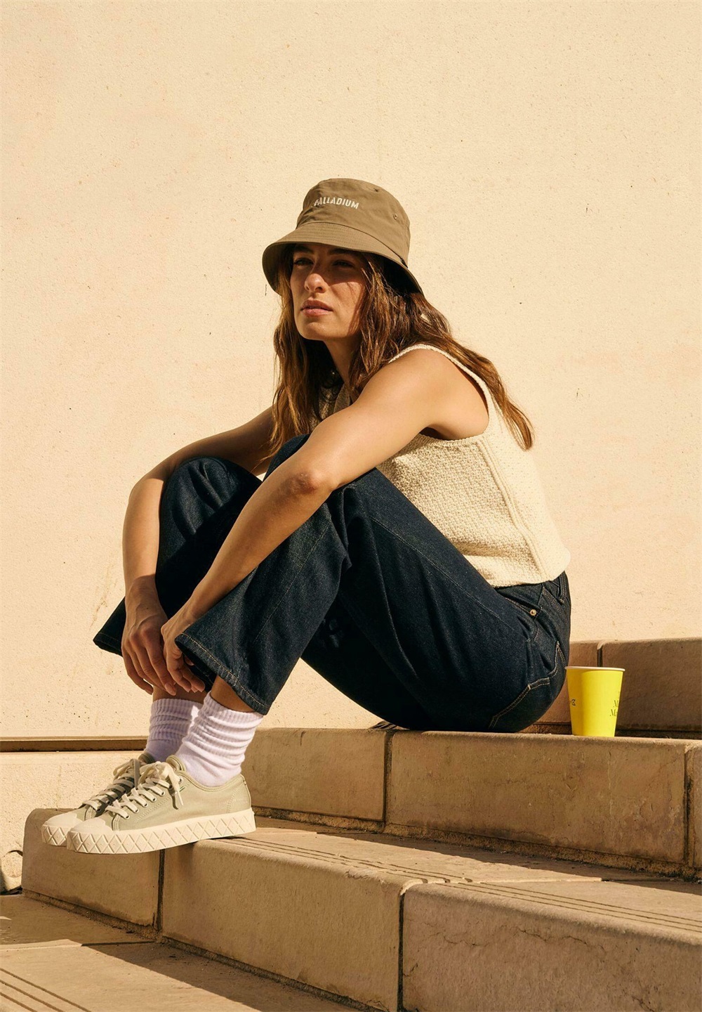 Palladium Sneaker low - abbey stone/grau