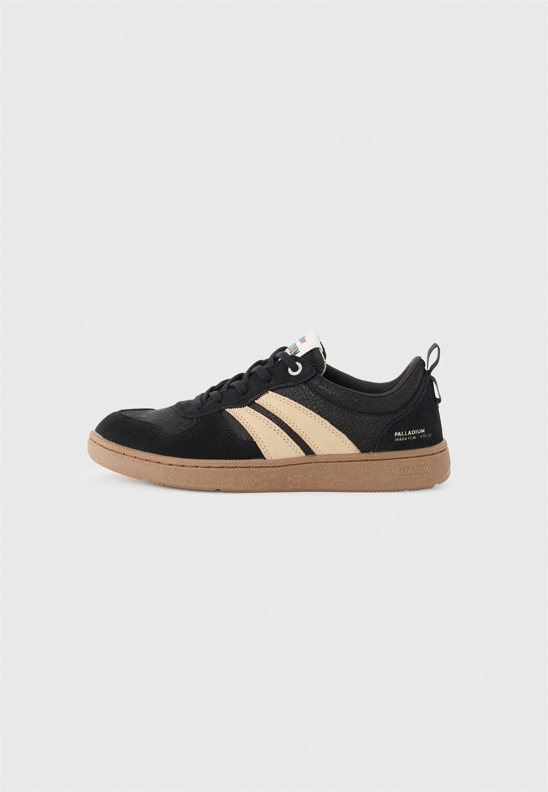 Palladium PALLACUP FLAME OG UNISEX - Sneaker low - black/creamy sand/schwarz