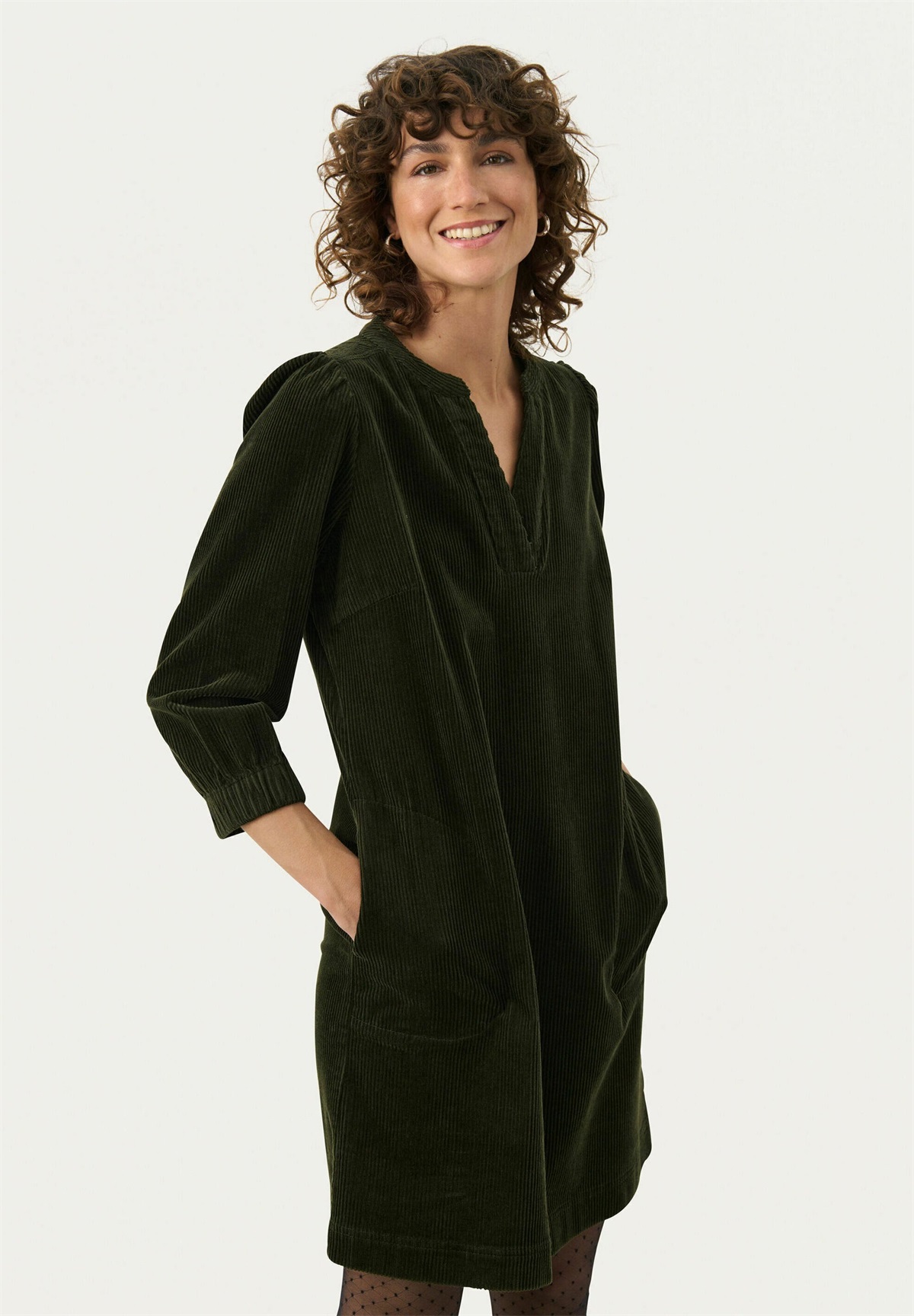 Part Two RAMITA - Freizeitkleid - rosin/dunkelgrün