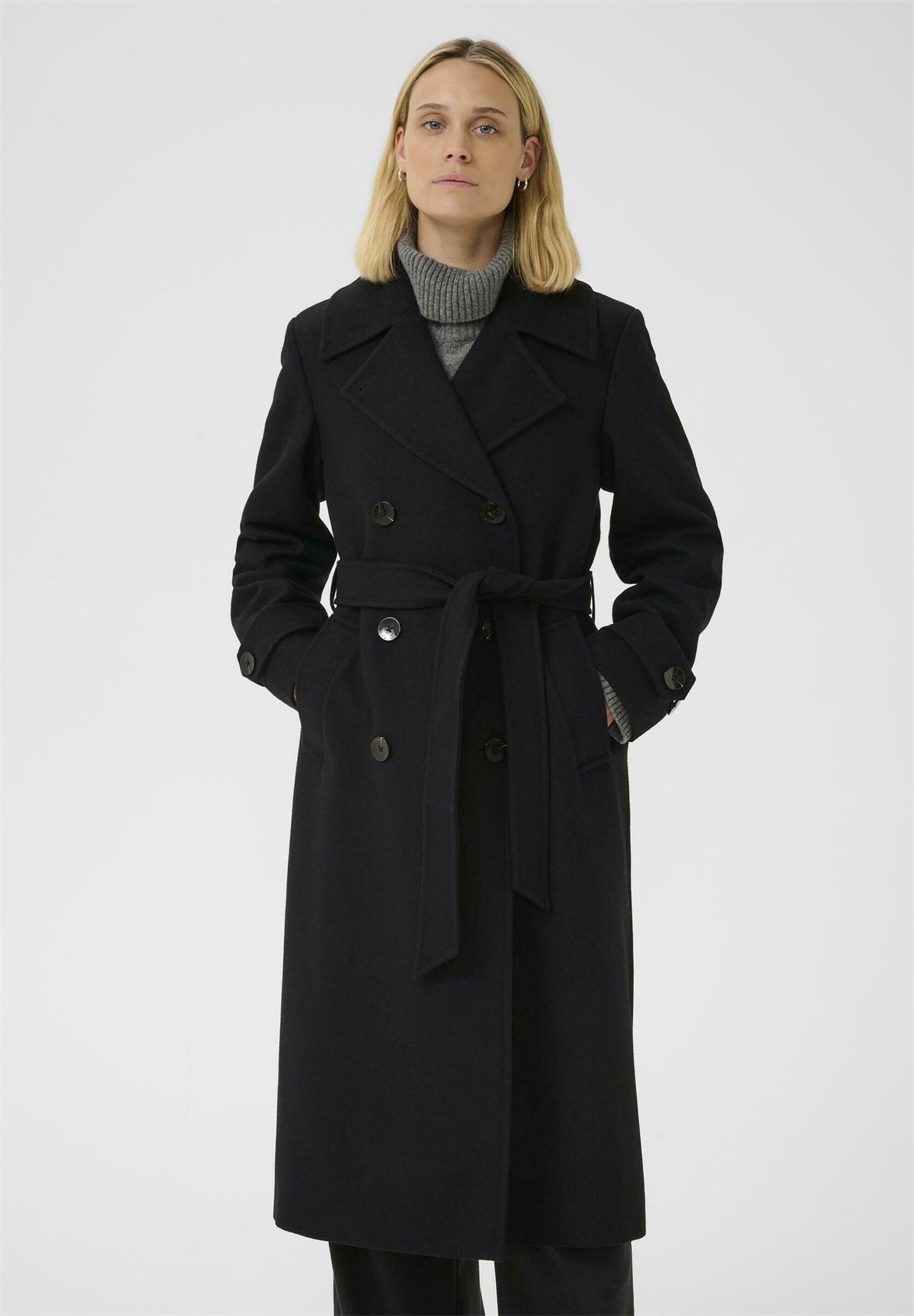 Part Two SynnePW OTW - Trenchcoat - black/schwarz