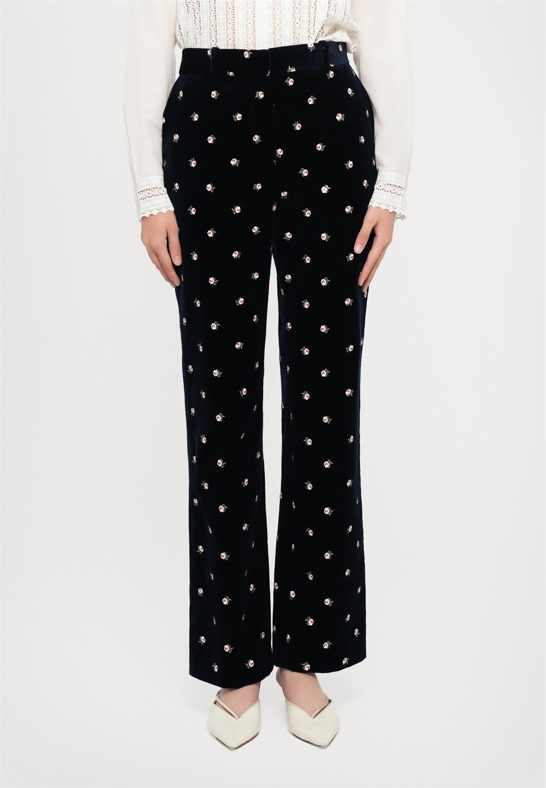 Paul & Joe WCHRISTMAS - Stoffhose - BLACK/dunkelblau