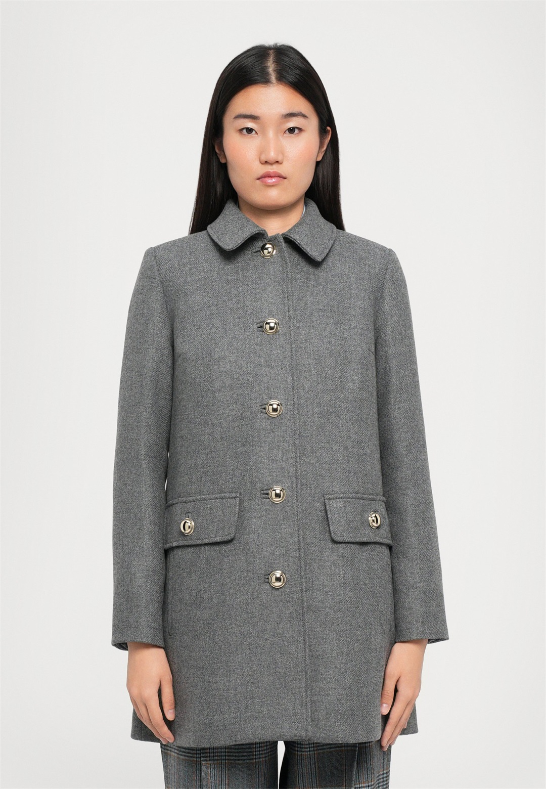 Paul & Joe SALLY - Klassischer Mantel - gris/dunkelgrau