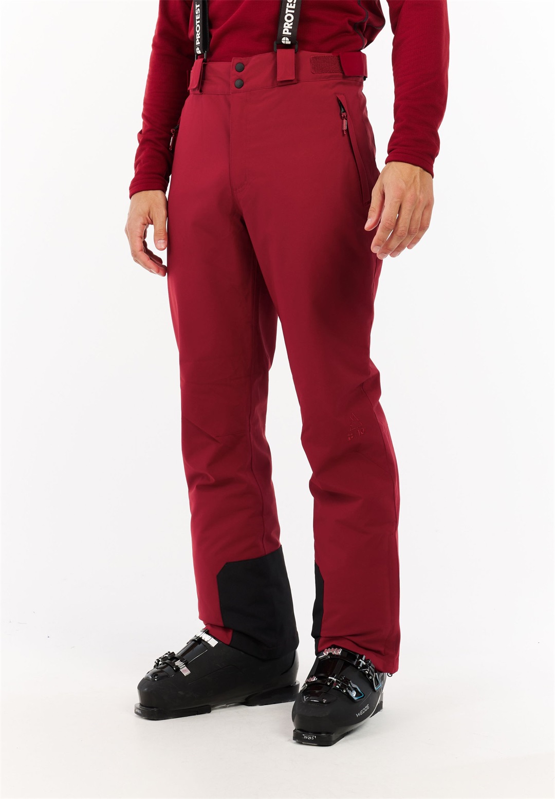 Protest CHESTER - Stoffhose - velvet red/dunkelrot