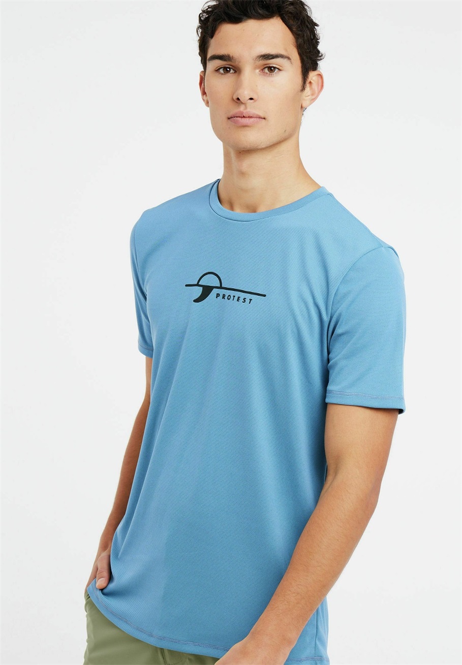 Protest SURF - T-Shirt print - river blue/blau