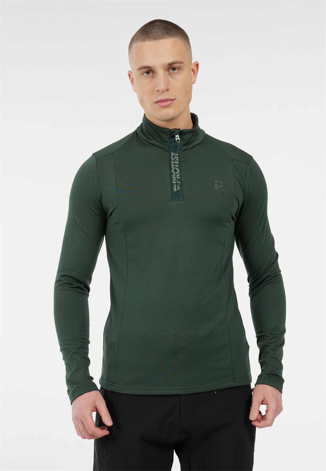 Protest Langarmshirt - kale green/grün