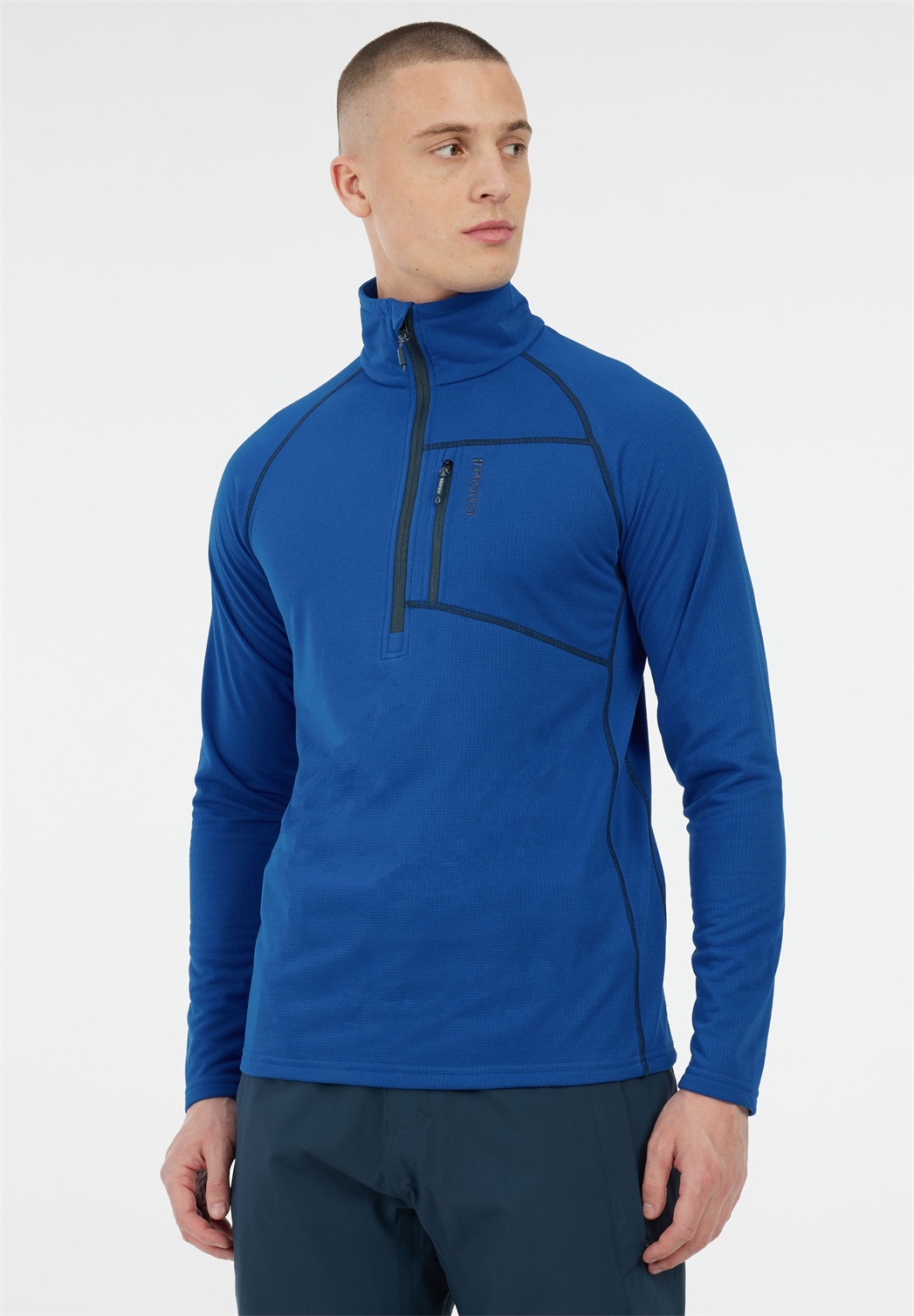 Protest Langarmshirt - vibrant blue/blau