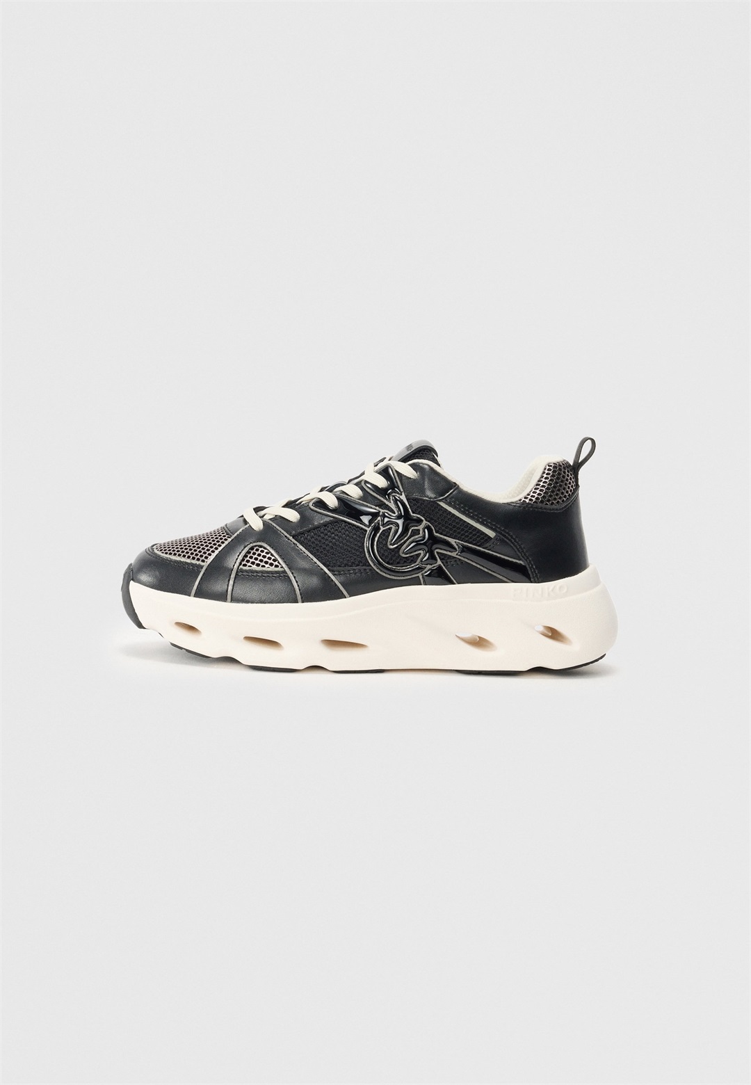 Pinko Sneaker low - black/pewter/schwarz