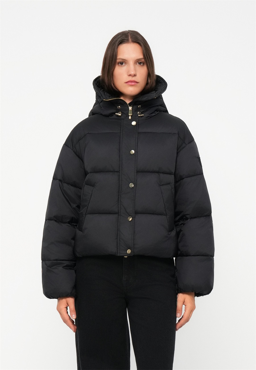 Pinko Winterjacke - nero limousine/schwarz