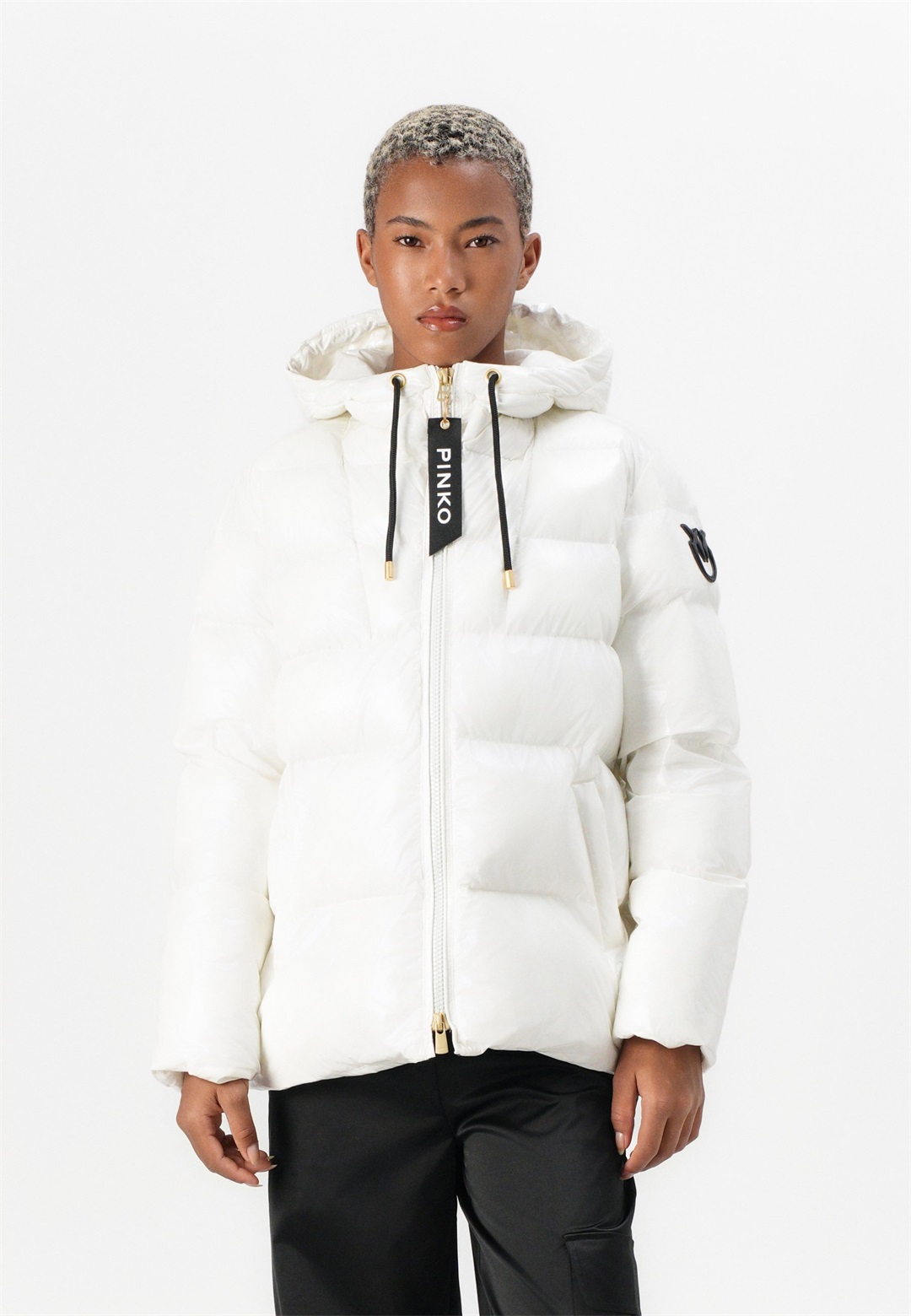 Pinko ELEODORO CABAN - Winterjacke - bianco/biancaneve/weiß