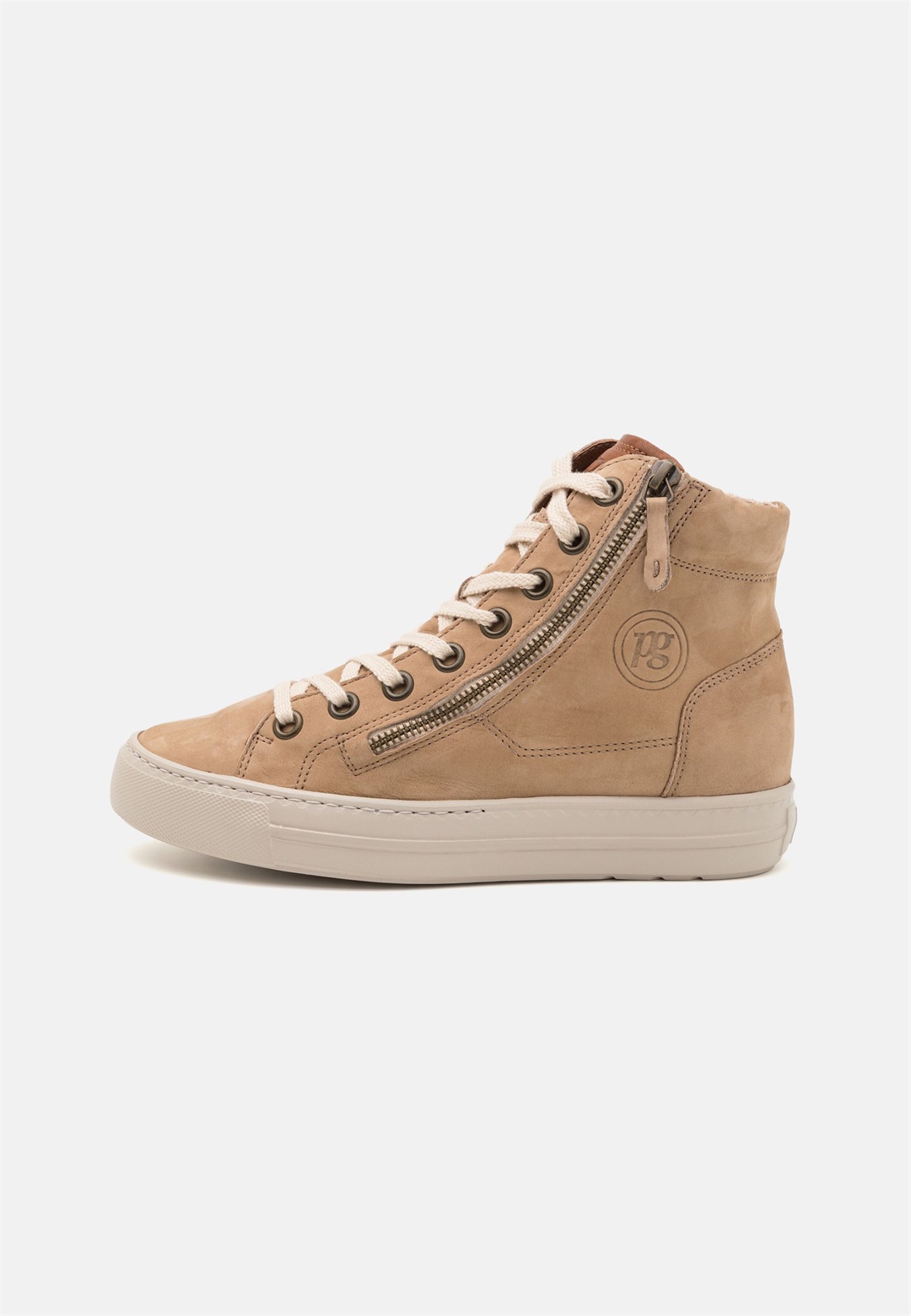 Paul Green Sneaker high - cognac/taupe