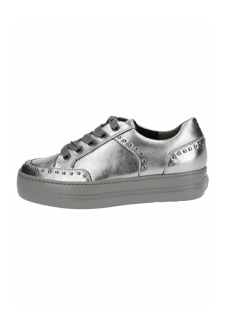 Paul Green Sneaker low - nappa met clay/silberfarben