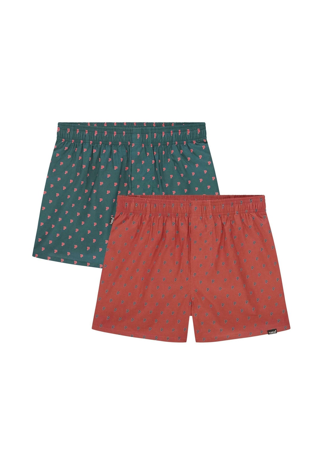 Pockies 2-PACK - PS ALLOVER - Boxershorts - multicolor/dunkelrot