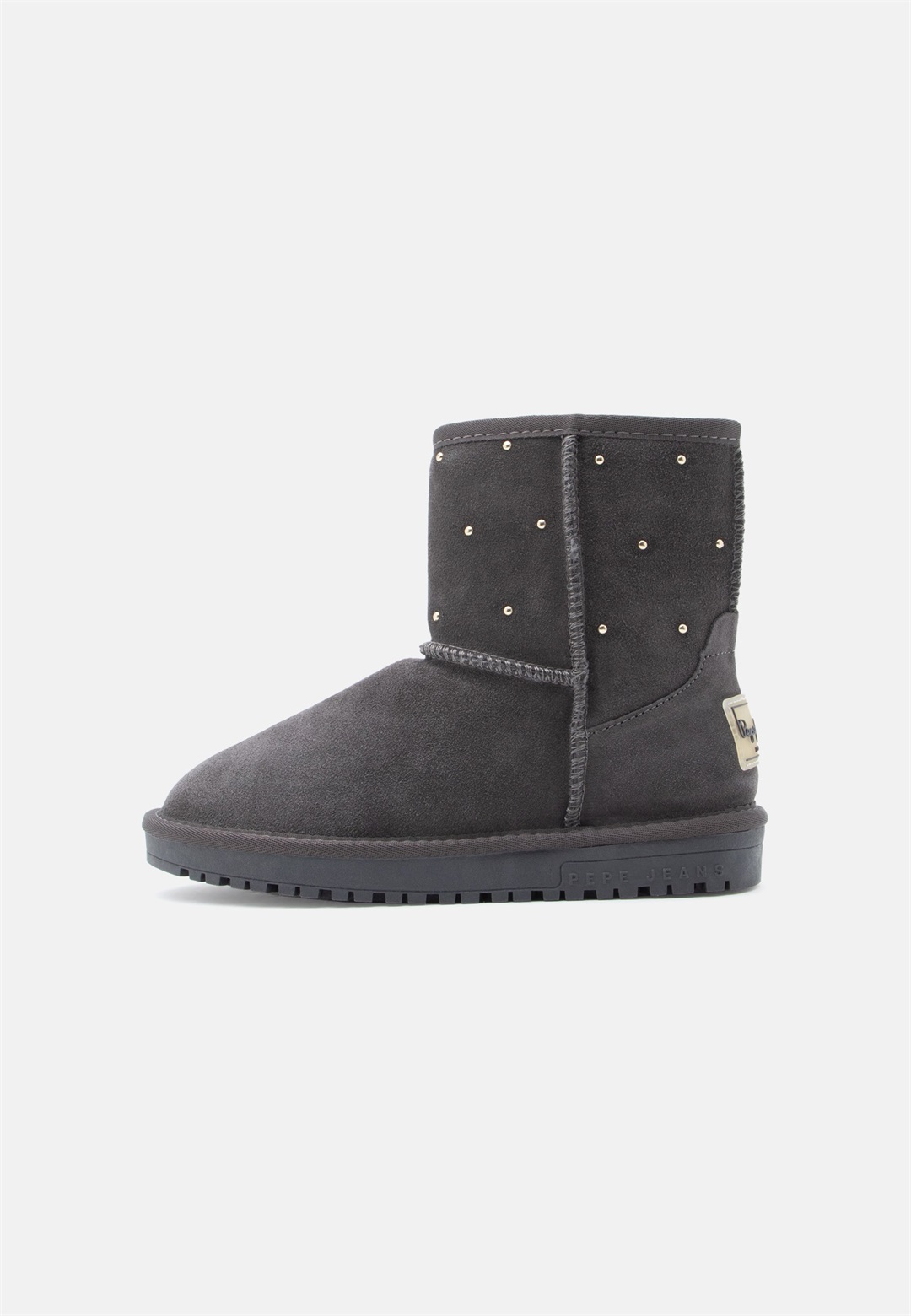 Pepe Jeans DISS STUDS - Snowboot/Winterstiefel - dark shadow grey/dunkelgrau