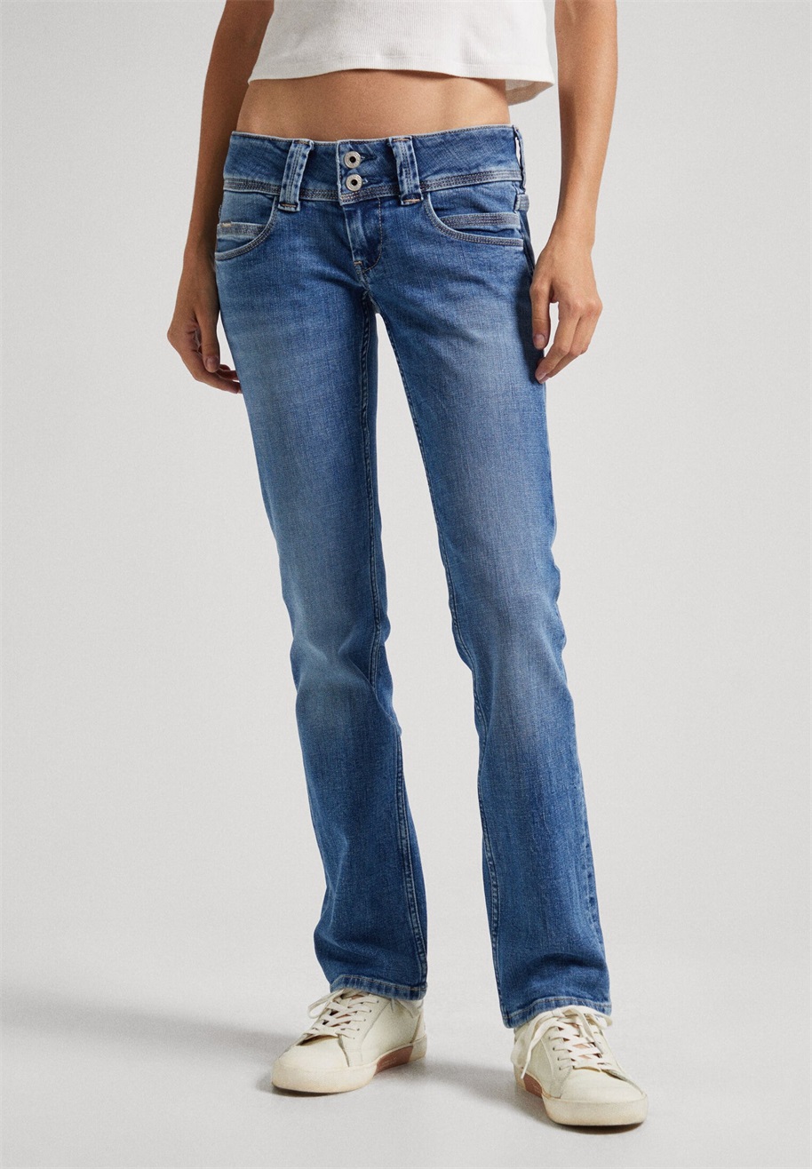 Pepe Jeans VENUS - Jeans Straight Leg - denim/blue denim