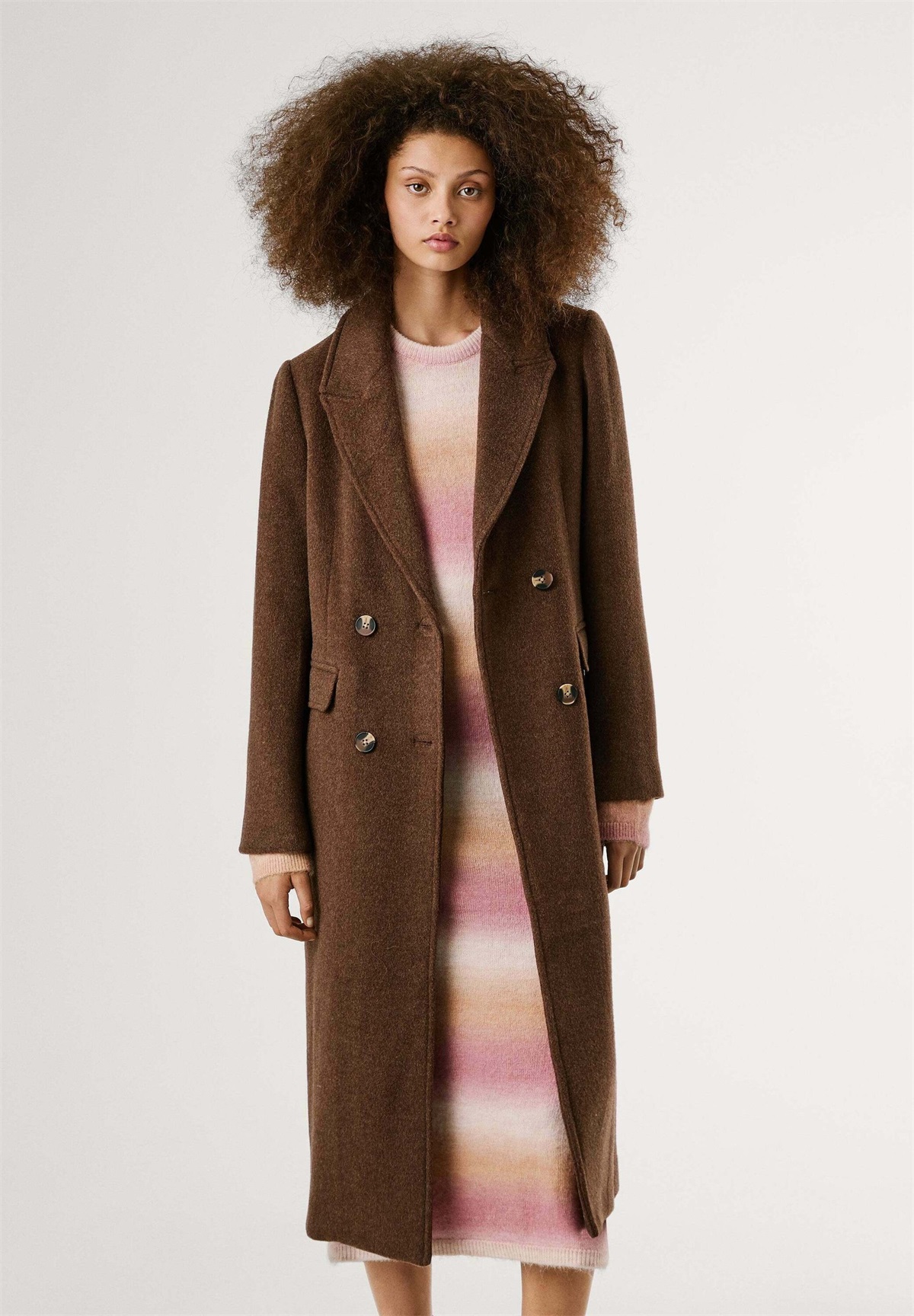 Pepe Jeans TAYLOR - Klassischer Mantel - chocolate brown/braun