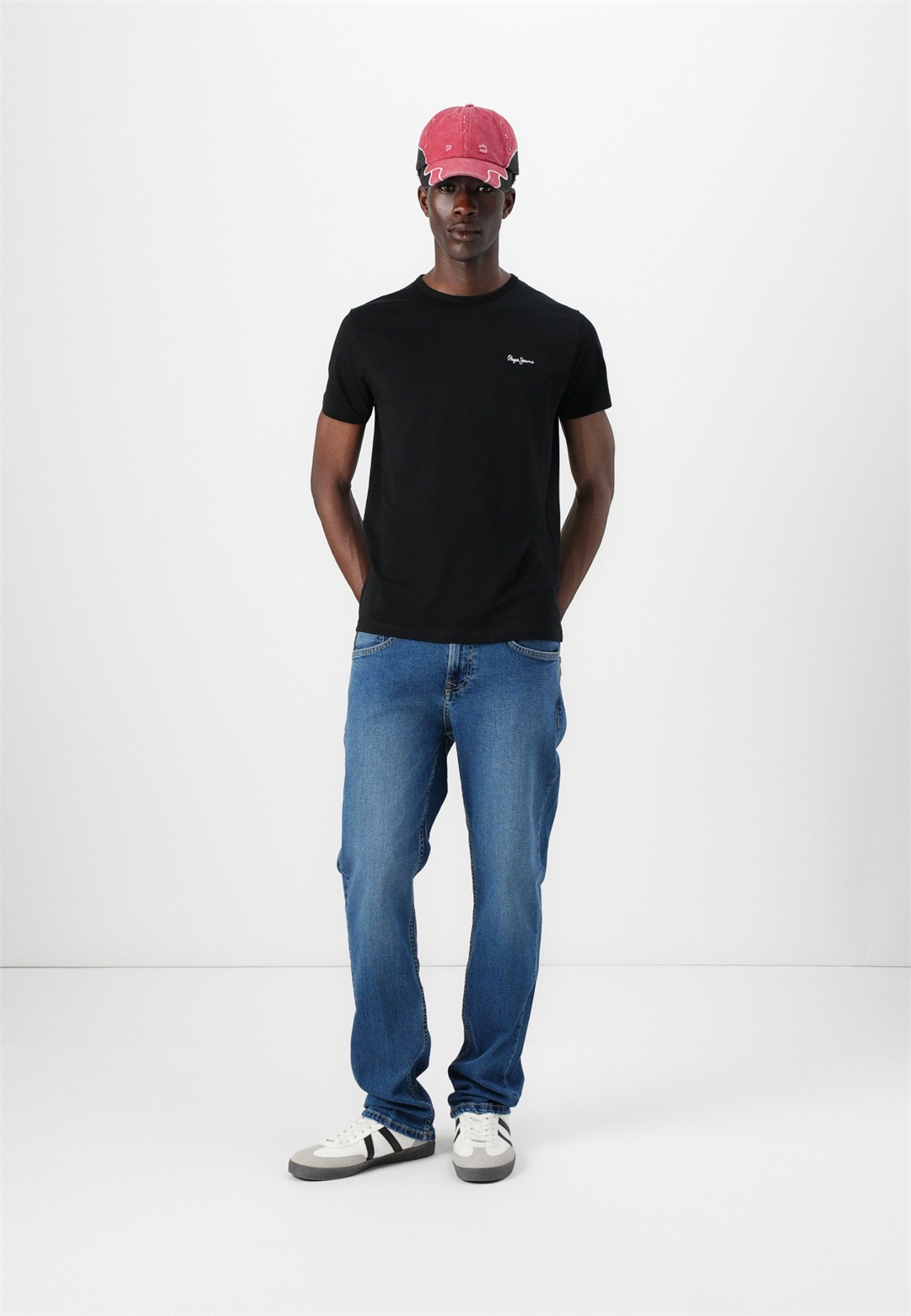 Pepe Jeans ORIGINAL BASIC 2 PACK - T-Shirt basic - black/white/schwarz